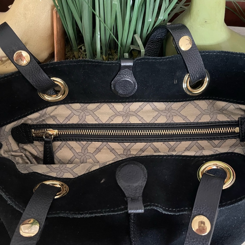 UGG Seldon Black Suede Tote - Picture 7 of 10